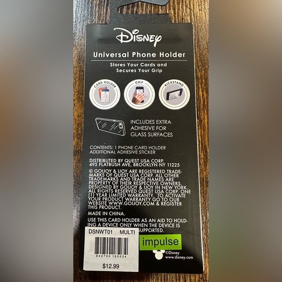 Disney Minnie Mouse Universal Phone Holder (Red) NWT - Picture 4 of 5